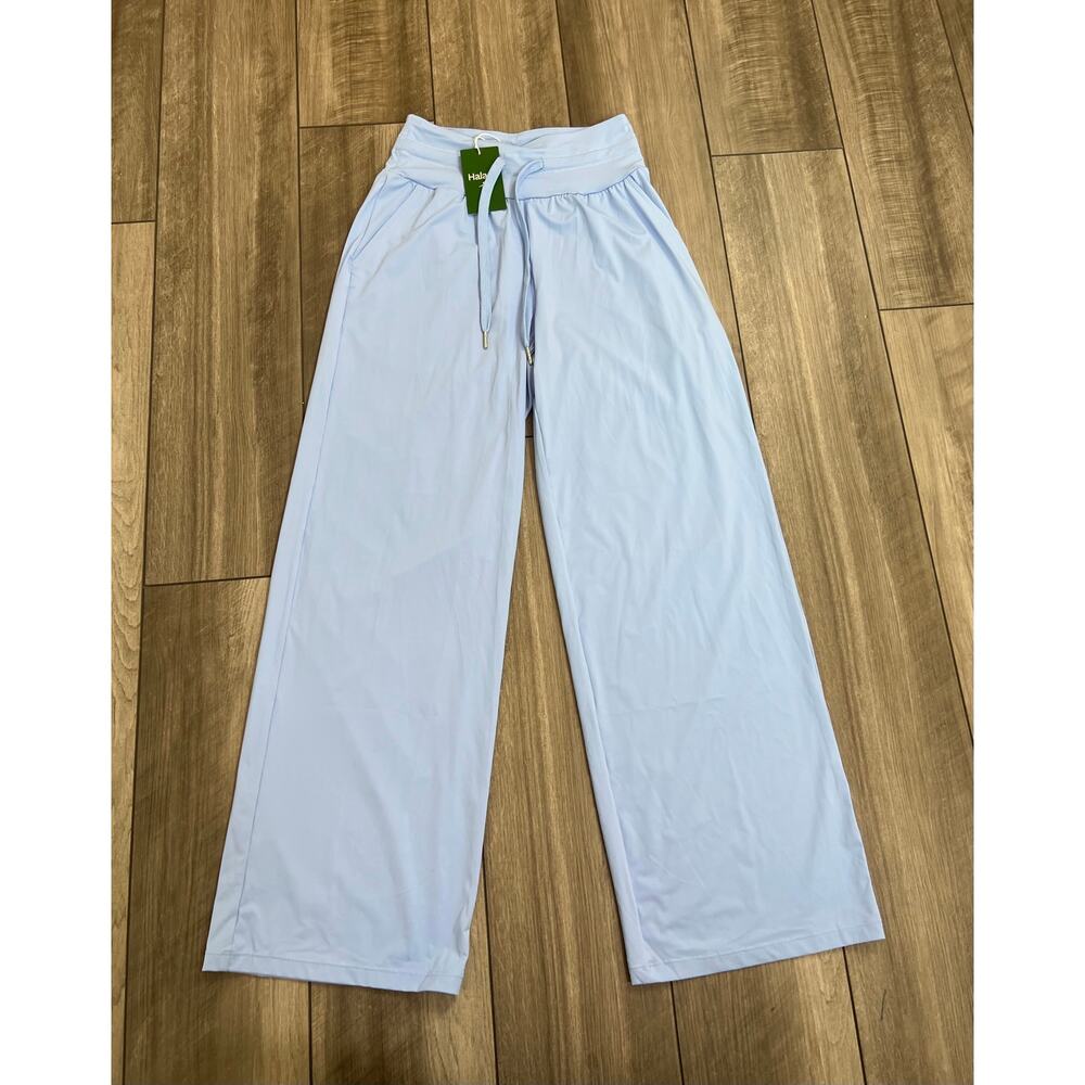 HALARA Wide Leg Lounge Pants in Light Blue